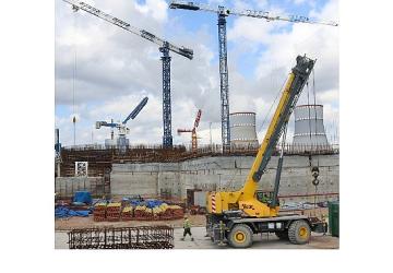 Leningrad NGS-2'nin 4'üncü Güç Ünitesinin Sahasında Güvenlik Binasının Temel Betonlama İşlemi Tamamlandı