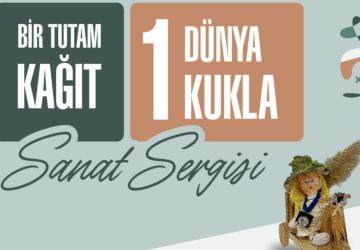 ‘Bir Tutam Kâğıt, Bir Dünya Kukla’: Adıyaman’da çocukların hayal gücü sergide buluşuyor