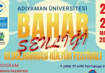 Adıyaman Üniversitesi’nden kültürlerarası buluşma: Bahar Şenliği 26-27 Mayıs’ta başlıyor