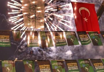 Şampiyonluk gecesinde coşku hiç dinmedi