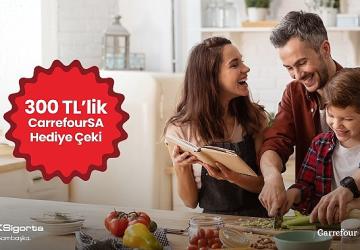 Aksigorta'dan Konut Sigortası Alanlara CarrefourSA Hediye Çeki Fırsatı