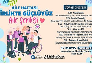 Büyükşehir Aile Haftası'nı dolu dolu etkinliklerle kutlayacak