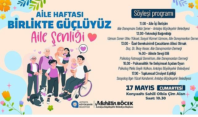 Büyükşehir Aile Haftası'nı dolu dolu etkinliklerle kutlayacak