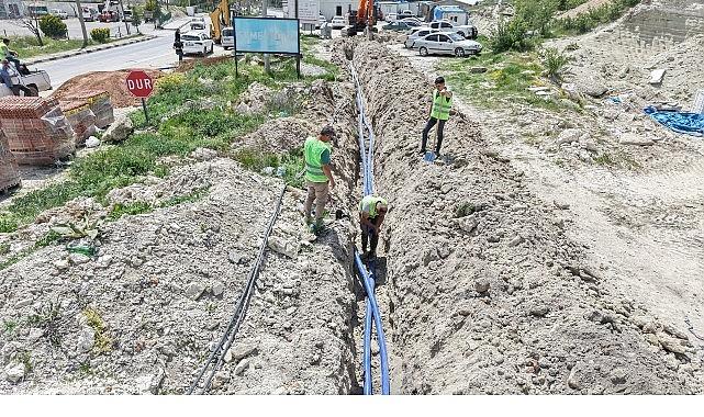 Demirci'ye kesintisiz içme suyu için dev adım Demirci'ye kesintisiz içme suyu için dev adım