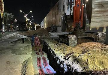 Sanayiye kesintisiz su için gece mesaisi: Geri kazanım hattında sona geliniyor