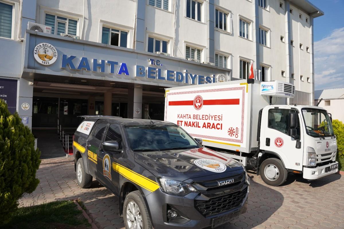 Kahta Belediyesi araç filosuna genişletti Kahta Belediyesi araç filosuna genişletti