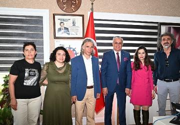 Göynük Ortaokul Müdüründen Başkan Topaloğlu'na ziyaret