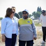 Başkan Gençay, kekik hasadına katıldı