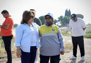 Başkan Gençay, kekik hasadına katıldı