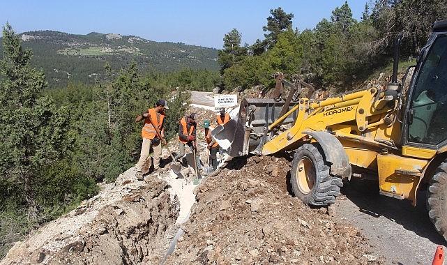 ASAT'tan Korkuteli'de 28 kilometrelik içme suyu çalışması ASAT'tan Korkuteli'de 28 kilometrelik içme suyu çalışması