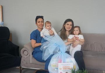 Milas Belediyesi tarafından sosyal sorumluluk projesi olarak sürdürülen 'Hoş Geldin Bebek Projesi' devam ediyor.