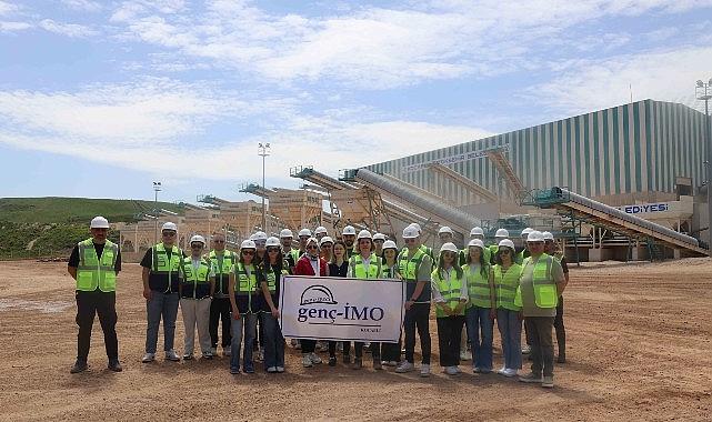 Taş Kırma Tesisi genç mühendisleri ağırladı Taş Kırma Tesisi genç mühendisleri ağırladı