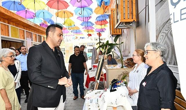 Çiğli'de kadınların el emeği ürünleri görücüye çıktı