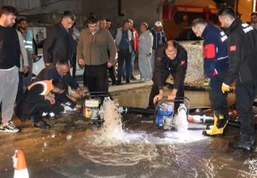 Sivas’ta Su Arızası Giderildi, Şebeke Yeniden Devrede