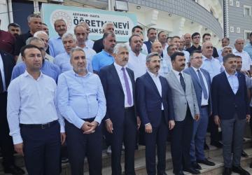 Kahta’da bayramlaşma töreni geniş katılımla gerçekleştirildi - Videolu Haber