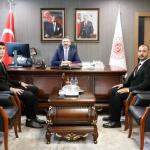 Başkan Düşük’ten Bakan Yardımcısı Ahmet Aydın’a teşekkür ziyareti