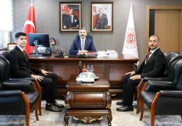 Başkan Düşük’ten Bakan Yardımcısı Ahmet Aydın’a teşekkür ziyareti