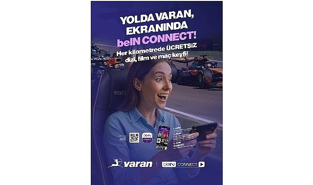Digiturk ve Varan Turizm'den Stratejik İş Birliği beIN CONNECT Artık Varan Turizm Otobüslerinde!