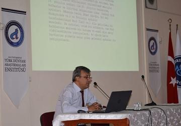 EÜ'de “Dünden Bugüne Türk Dünyasında Ortak Alfabe Meselesi'' konuşuldu