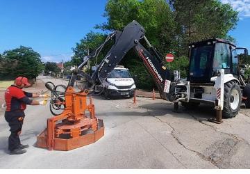Baca ve ızgaralar asfalta sıfır hale getiriliyor