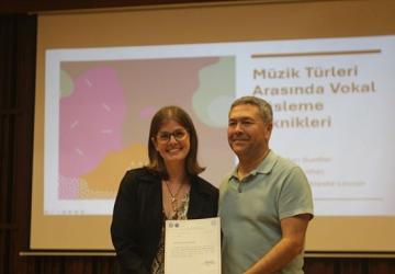 Ege Üniversitesinde “Vokal Süsleme Teknikleri" Workshopu