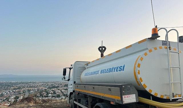 Güzelbahçe Belediyesi'nden yangın Teyakkuzu Güzelbahçe Belediyesi'nden yangın Teyakkuzu