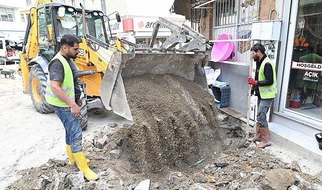 Demirci'de altyapı seferberliği sürüyor Demirci'de altyapı seferberliği sürüyor
