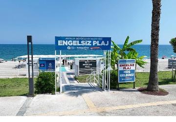 Konyaaltı Engelsiz Plaj yaza hazırlanıyor