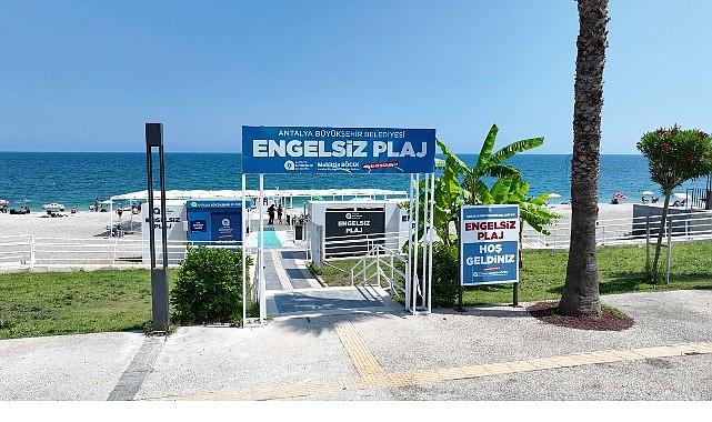 Konyaaltı Engelsiz Plaj yaza hazırlanıyor Konyaaltı Engelsiz Plaj yaza hazırlanıyor