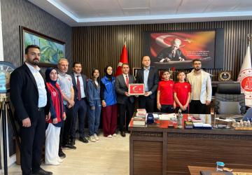 Kahta’da ‘Gençlik Haftası’ kapsamında kurum ziyaretleri gerçekleştirildi