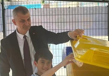 Gölcük Belediyesi'nden öğrencilere sıfır atık eğitim sahası