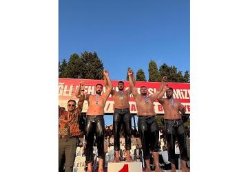 Kemer Belediye güreşçisinden üçüncülük
