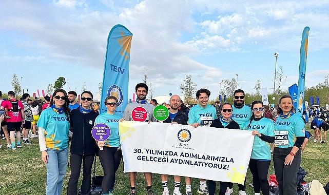 İstanbul Yarı Maratonu kapsamında başlatılan kampanyayla 117 TEGV'li çocuğa eğitim desteği sağlandı İstanbul Yarı Maratonu kapsamında başlatılan kampanyayla 117 TEGV'li çocuğa eğitim desteği sağlandı