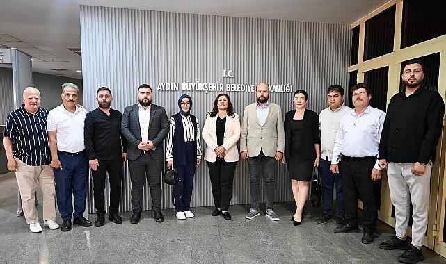 Başkan Çerçioğlu'na Aydın Gazeteciler Cemiyeti'nden Ziyaret Başkan Çerçioğlu'na Aydın Gazeteciler Cemiyeti'nden Ziyaret