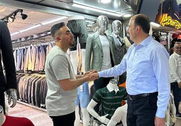 Başkan Altay Bayram Alışverişine Çıkan Konyalıları ve Esnafları Ziyaret Etti
