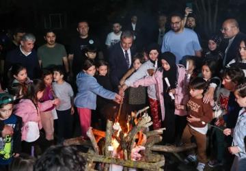 Kamp Ateşi Babalar Günü’nde Başkan Alemdar’dan
