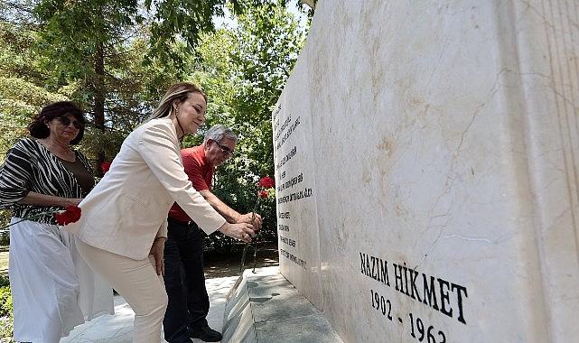 Nazım Hikmet Konak'ta anıldı