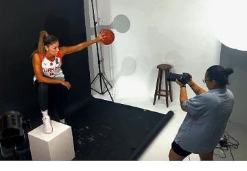Türkiye'nin en kapsamlı kadın ve spor sergisi için çekimlere başlandı