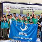 Aliağalı Yüzücülerden Madalya Şov, 16 Sporcu 16 Madalya İle Döndü