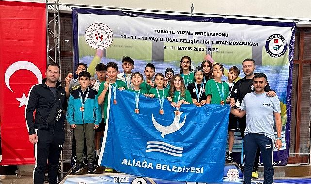 Aliağalı Yüzücülerden Madalya Şov, 16 Sporcu 16 Madalya İle Döndü Aliağalı Yüzücülerden Madalya Şov, 16 Sporcu 16 Madalya İle Döndü