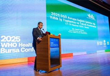 Başkan Tugay'dan Bursa'da düzenlenen DSÖ Avrupa Sağlıklı Şehirler Ağı Konferansı'nda barış mesajı