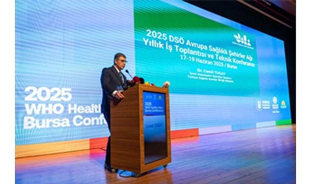 Başkan Tugay'dan Bursa'da düzenlenen DSÖ Avrupa Sağlıklı Şehirler Ağı Konferansı'nda barış mesajı Başkan Tugay'dan Bursa'da düzenlenen DSÖ Avrupa Sağlıklı Şehirler Ağı Konferansı'nda barış mesajı