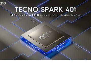 TECNO SPARK 40+, MediaTek Helio G200 İşlemciye sahip ilk akıllı telefon olacak!