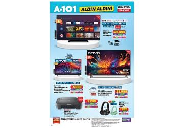 15 Mayıs'ta A101'de Elektronik ve Ev Ürünleri Satışa Sunuluyor