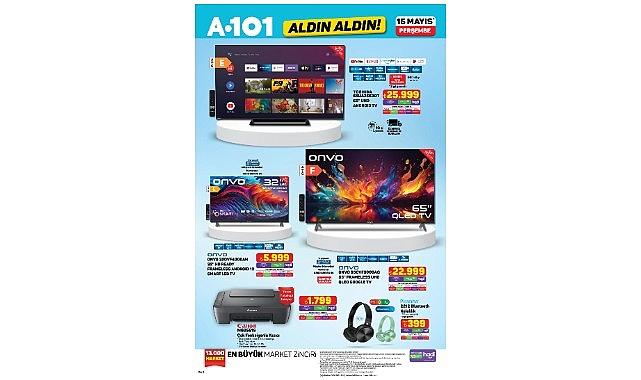 15 Mayıs'ta A101'de Elektronik ve Ev Ürünleri Satışa Sunuluyor 15 Mayıs'ta A101'de Elektronik ve Ev Ürünleri Satışa Sunuluyor