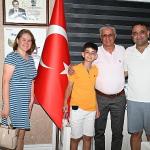 Minik Gögeş, Başkan Topaloğlu ile tanışmaya geldi