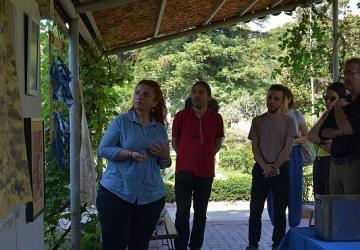 EÜ Botanik Bahçesi'nde tekstil sanatında biyo-tasarım uygulamalı olarak anlatıldı