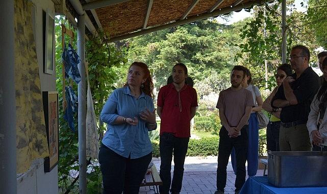 EÜ Botanik Bahçesi'nde tekstil sanatında biyo-tasarım uygulamalı olarak anlatıldı EÜ Botanik Bahçesi'nde tekstil sanatında biyo-tasarım uygulamalı olarak anlatıldı