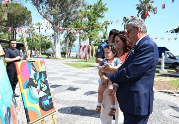 Öğrencilerden sanatla çevreye duyarlılık mesajı