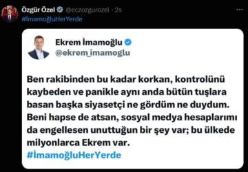 Ekrem İmamoğlu’ndan erişim engeline tepki: 'Rakibinden bu kadar korkan siyasetçi görmedim'